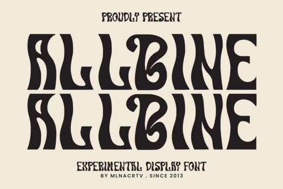 Allbine Display Font: Bold, Playful & Multilingual for Campaigns