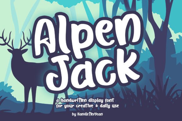 Alpen Jack: A Handwritten Display Font for Distinctive Web Design