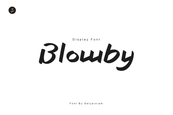 Blowby: A Playful Display Font That Pops on Digital Screens