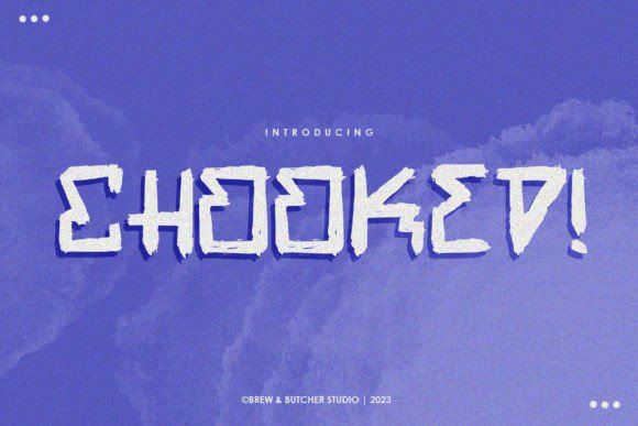 Chooked: A Bold Display Font That Commands Attention