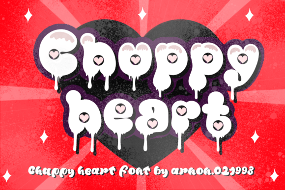 Chuppy Heart: A Playful Display Font for Web Headers & Brand Moments