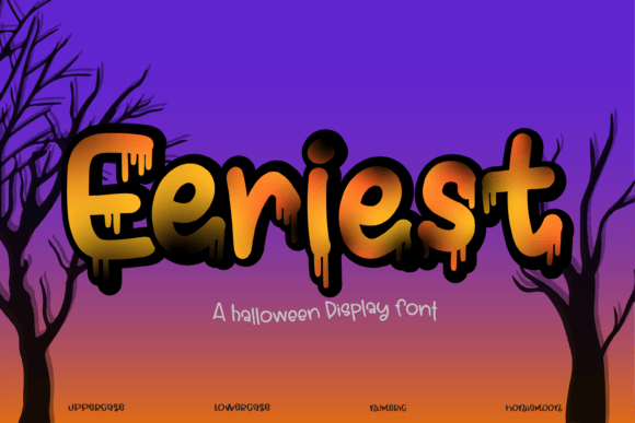 Eeriest: A Playful Display Font for Bold Brand Moments