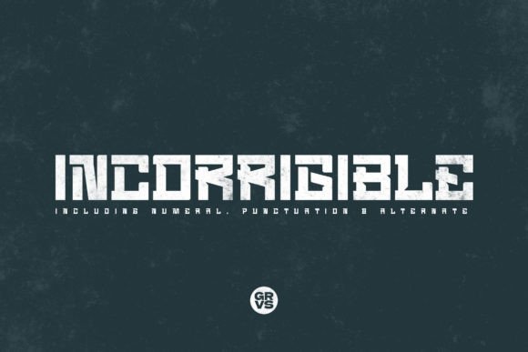 Grvs Incorrigible Modern Sport Font for High-Energy Campaigns