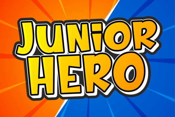 Junior Hero: A Playful Display Font for Editorial Impact
