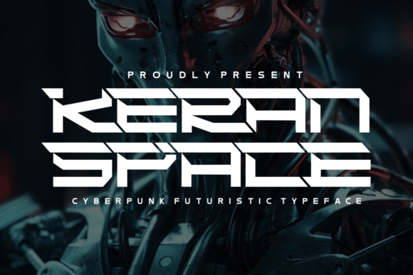 Keran Space: A Futuristic Display Font for Handmade Creators