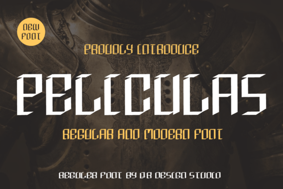 Peliculas: A Bold Display Font for Editorial Impact
