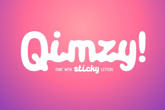 Qimzy: A Display Typeface That Sticks With You