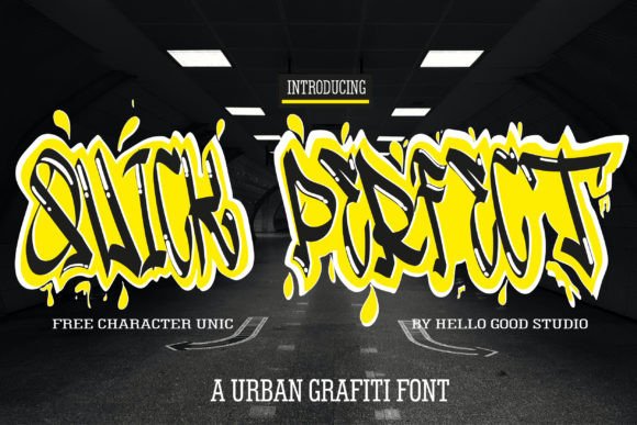Quick Perfect: A Street-Smart Display Font for Bold Digital Headlines