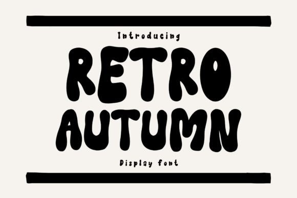 Retro Autumn: A Bold Display Font for Digital Branding