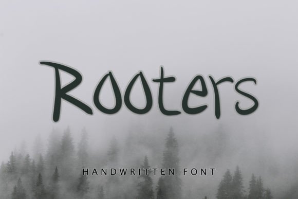 Rooters Handwritten Font for Warm, Authentic Craft Design