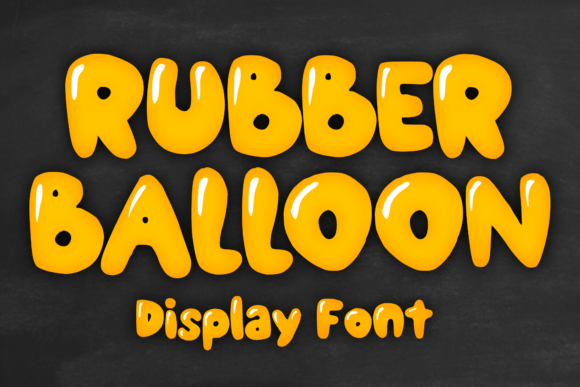 Rubber Balloon: A Playful Display Font That Pops in Campaign Visuals