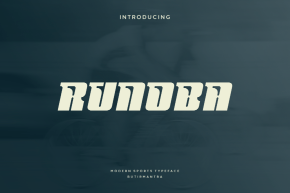 Runoba: A Bold Display Font for Handmade Labels & Printables