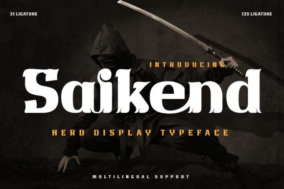 Saikend: A Display Font That Earns Its Space