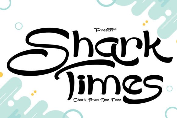 Shark Times: A Display Font That Smiles Back
