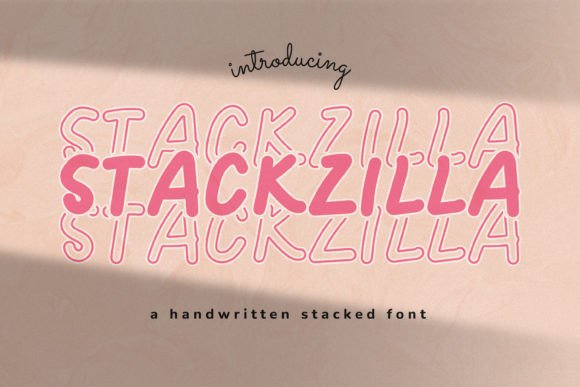 Stackzilla: A Display Font That Feels Like a Thoughtful Pause
