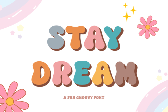 Stay Dream: A Playful Retro Display Font for Editorial Charm