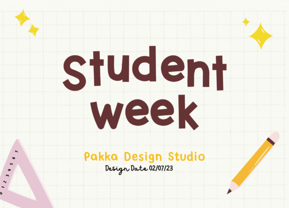 Student Week: A Display Font That Speaks Student Energy