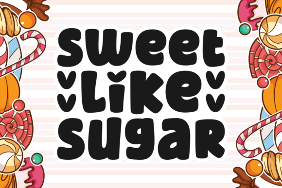 Sweet Like Sugar: A Display Font That Feels Like Handmade Magic