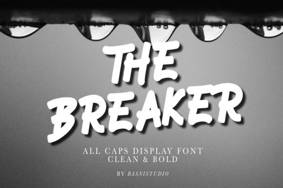 The Breaker: A Natural-Brush Display Font That Feels Human
